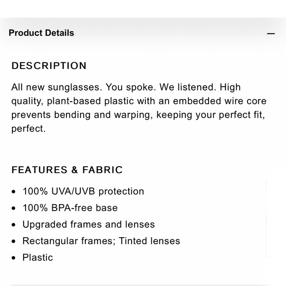 Express rectangular frame sunglasses